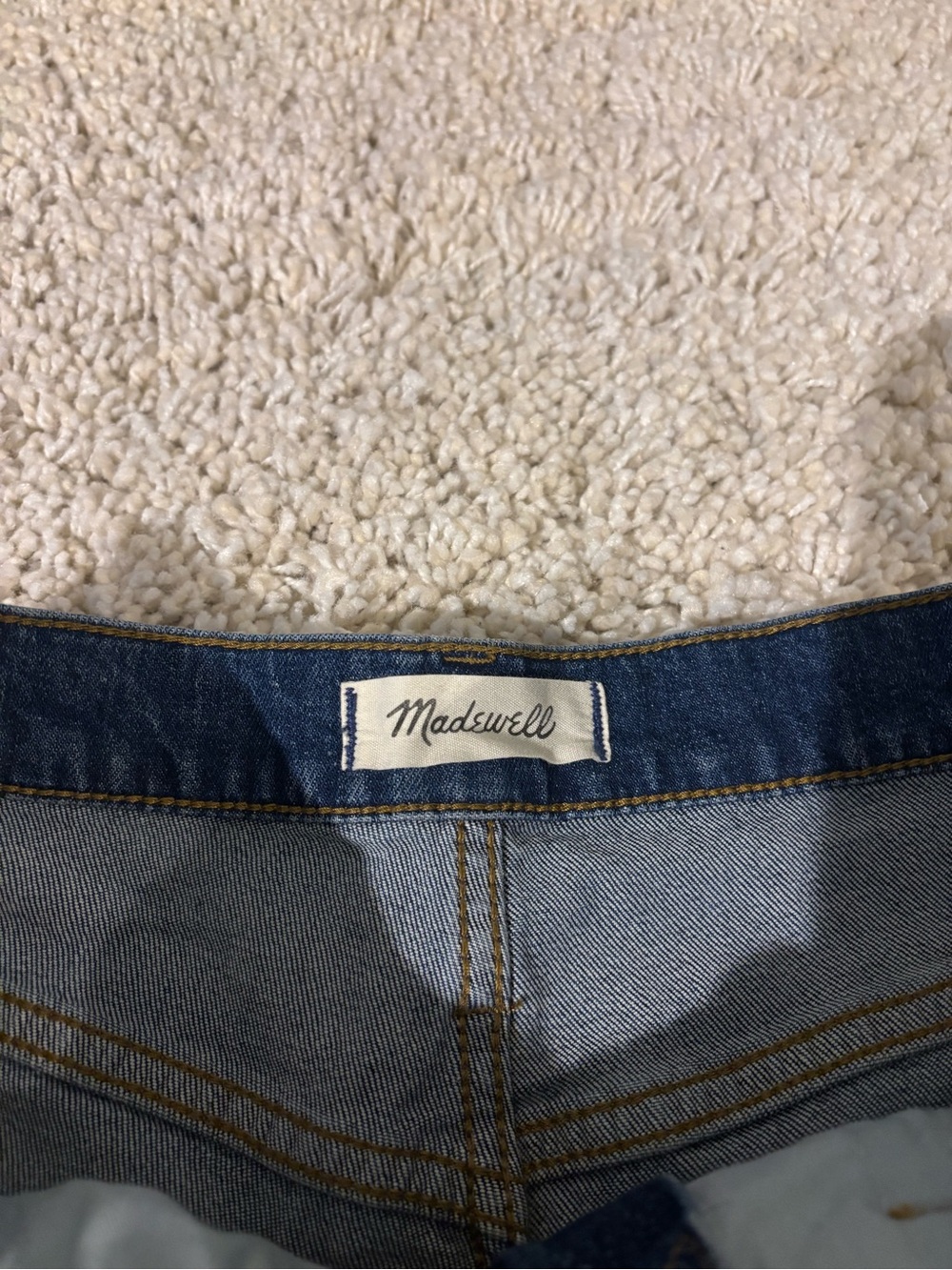 Madewell High Rise Raw Hem Denim Shorts Size 29 - Picture 4 of 8